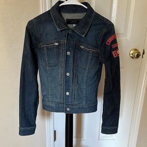 2000’s Vintage Juicy Couture Dark Blue Denim Jacket Like New